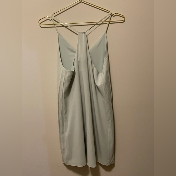 Alice + Olivia Fierra Y-Back Silk Mini Tank Dress - Picture 5 of 9